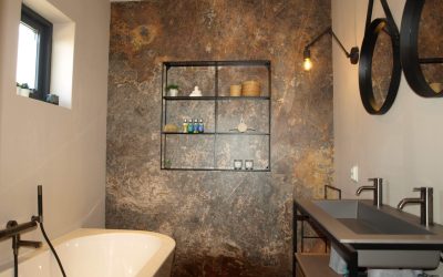 Een gerenoveerder badkamer in Meppel